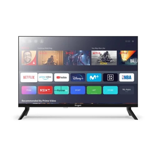 26284-ENGEL TV LED 24"-TDT2/C/S - HD -SMARTV NETFLIX/AMAZON. MODO HOSPITALITY