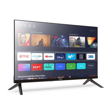26285-ENGEL TV LED 24"-TDT2/C/S - HD -SMARTV NETFLIX/AMAZON. MODO HOSPITALITY
