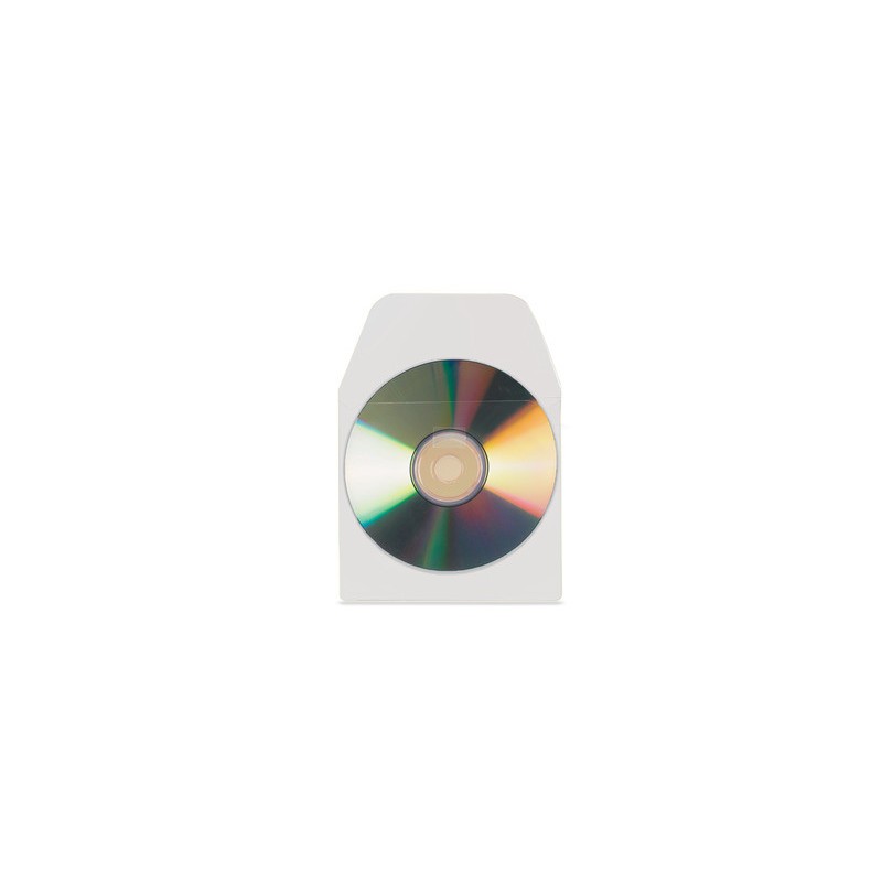 2633-PACK DE 100 FUNDAS CD-DVD PP TRANSPARENTE AUTOADHESIVAS CON SOLAPA 3L 6832-100 2633-PACK DE 100 FUNDAS CD-DVD PP TRANSPARENTE AUTOADHESIVAS CON SOLAPA 3L 6832-100