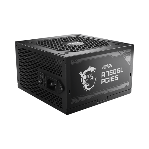 26436-MSI MAG A750GL PCIE5 unidad de fuente de alimentacion 750 W 20+4 pin ATX ATX Negro