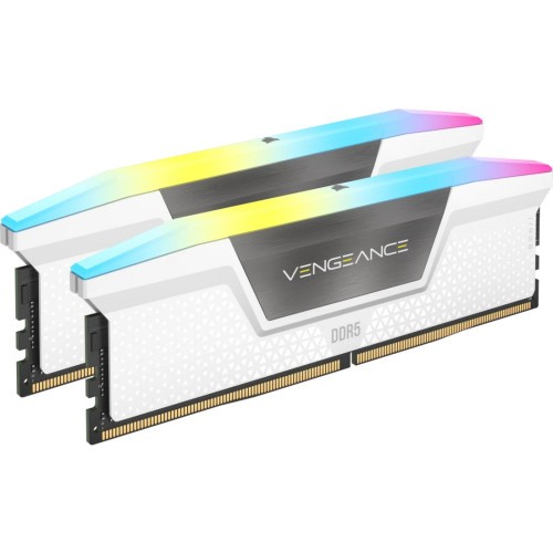 26463-MEMORIA CORSAIR DDR5 32GB 2X16GB PC6400 VENGEANCE RGB BLANCA CMH32GX5M2B6400Z32W