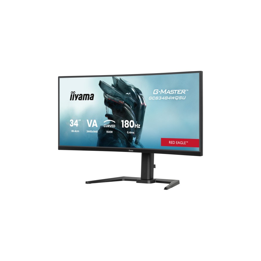 26567-MONITOR IIYAMA G-MASTER GCB3484WQSU-B1, 34", CURVATURA 1500R, 180HZ, 500CD 26567-MONITOR IIYAMA G-MASTER GCB3484WQSU-B1, 34", CURVATURA 1500R, 180HZ, 500CD