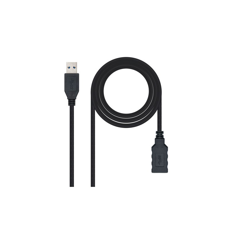 2658-Nanocable Cable USB 3.0, Tipo A/M-A/H, Negro, 3.0 M 2658-Nanocable Cable USB 3.0, Tipo A/M-A/H, Negro, 3.0 M