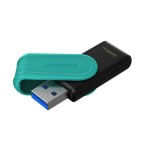 26580-Kingston Technology DataTraveler 128GB Portable USB 3.2 Gen 1 Exodia S (Black/Turquoise)