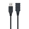 2659-Nanocable Cable USB 3.0, Tipo A/M-A/H, Negro, 3.0 M