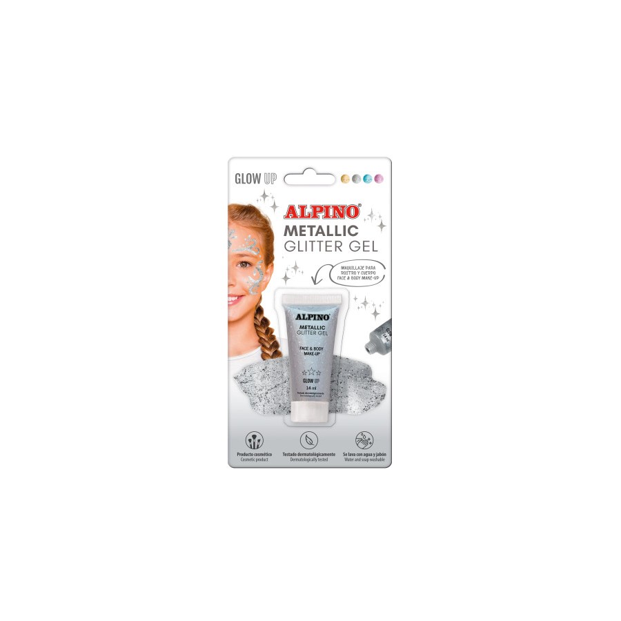 26642-BLISTER MAQUILLAJE CON COLOR Y PURPURINA GLITTER PLATA ALPINO DL000601 26642-BLISTER MAQUILLAJE CON COLOR Y PURPURINA GLITTER PLATA ALPINO DL000601