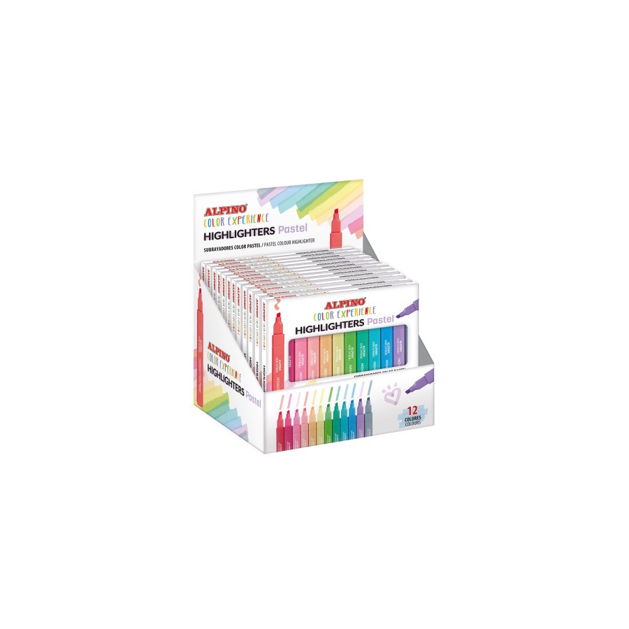 26663-ESTUCHE 6 SUBRAYADORES PASTEL COLOR EXPERIENCE ALPINO SU000012 26663-ESTUCHE 6 SUBRAYADORES PASTEL COLOR EXPERIENCE ALPINO SU000012