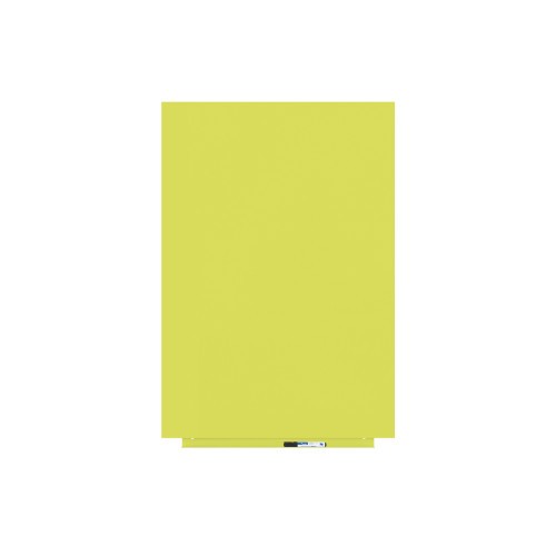 2670-PIZARRA SIN MARCO SKINWHITEBOARD COLOR AMARILLO AZUFRE ESCALA DE AMARILLOS. MEDIDA 75X115CM MAGNETICA MODULAR ROCAD