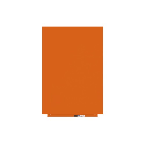 2673-PIZARRA SIN MARCO SKINWHITEBOARD COLOR ROJO CLARO ANARANJADO ESCALA DE NARANJAS. MEDIDA 75X115CM MAGNETICA MODULAR