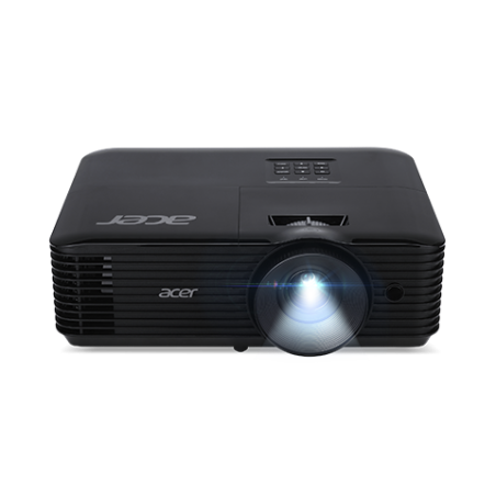 26732-Acer Essential X119H videoproyector Proyector de alcance estandar 4800 lumenes ANSI DLP SVGA (800x600) 3D Negro