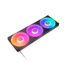 26812-VENTILADOR CAJA NZXT F420RGB Core Fan (Single Frame) - BLACK - RF-U42HF-B1