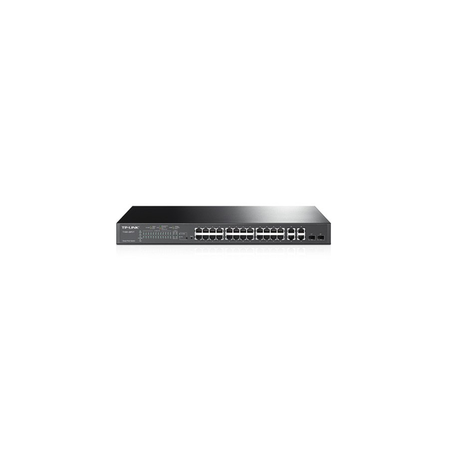 26828-TP-LINK T1500-28PCT Gestionado L2 Fast Ethernet (10/100) Energia sobre Ethernet (PoE) 1U Negro 26828-TP-LINK T1500-28PCT Gestionado L2 Fast Ethernet (10/100) Energia sobre Ethernet (PoE) 1U Negro