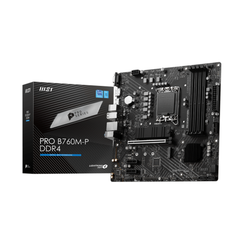 26839-MSI PRO B760M-P DDR4 placa base Intel B760 LGA 1700 micro ATX
