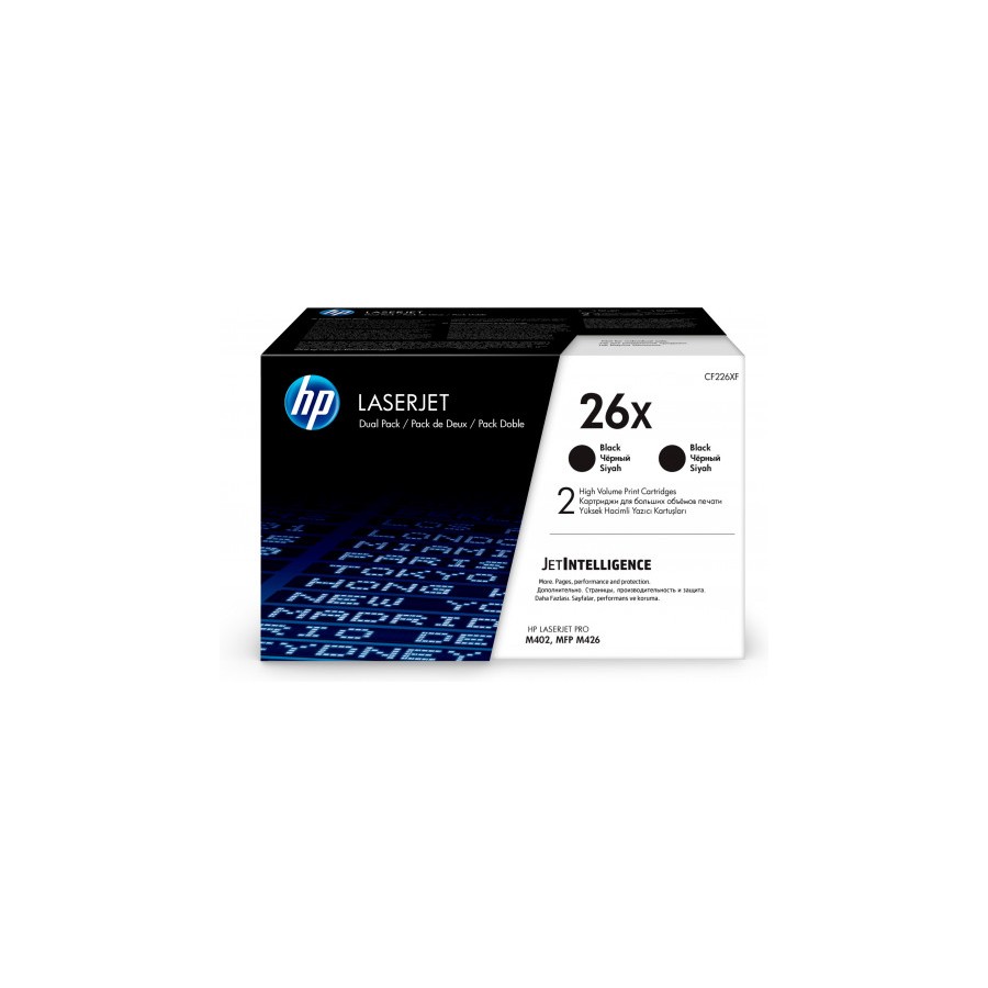 26960-HP 26X TONER HP26X NEGRO (CF226XD) 26960-HP 26X TONER HP26X NEGRO (CF226XD)