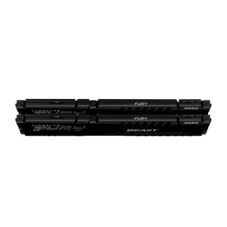 26967-MEMORIA KINGSTON FURY BEAST BLACK DDR5 32GB KIT2 5600MHZ  CL40 KF556C40BBK2-32