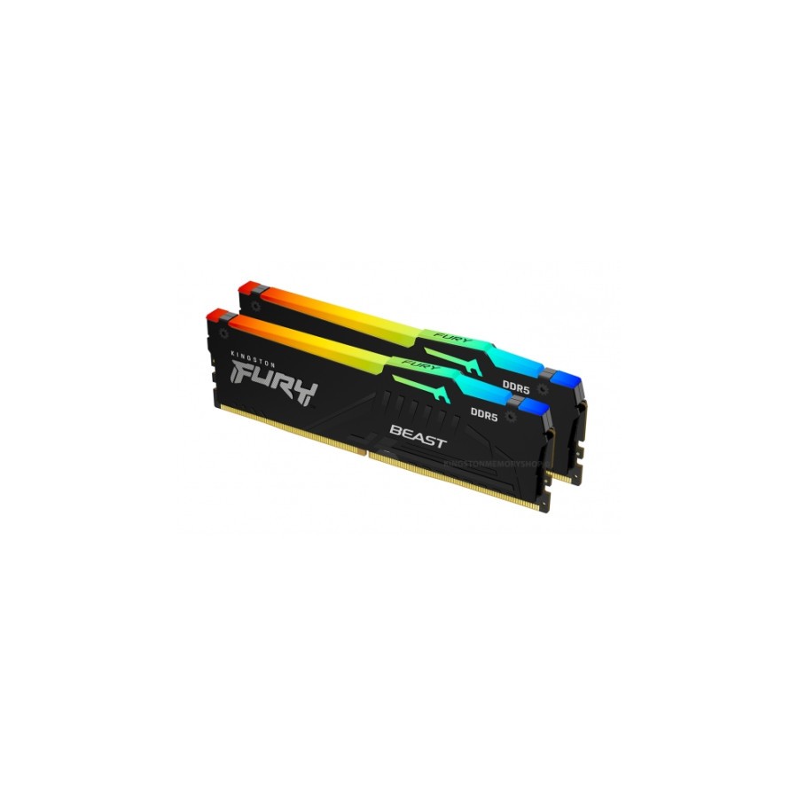 26976-MEMORIA KINGSTON FURY BEAST RGB DDR5 32GB KIT2 5200MHZ CL40 26976-MEMORIA KINGSTON FURY BEAST RGB DDR5 32GB KIT2 5200MHZ CL40