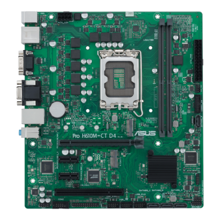 26981-ASUS PRO H610M-C D4-CSM Intel H610 LGA 1700 micro ATX