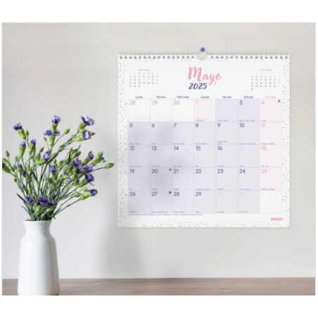 27011-CALENDARIO 16 MESES SEPTIEMBRE 2025-DICIEMBRE 2026 PLUS 340X380 MES VISTA FAMILIAR+ FINOCAM 540220126