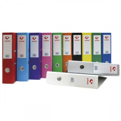 ARCHIVADOR PALANCA 65 COLOR ROJO FOLIO LOMO ANCHO 290X350X75 GRAFOPLAS 17279551