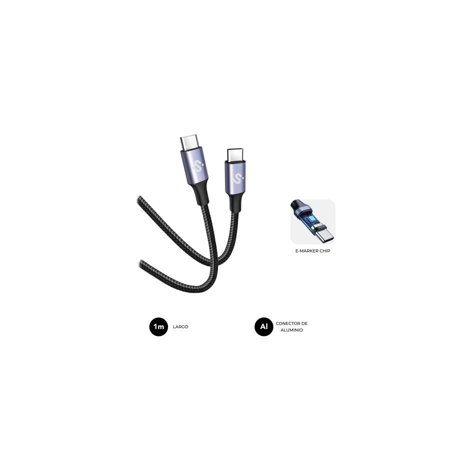 27093-SUBBLIM CABLE PLUS 100W C-C 1m WHITE 27093-SUBBLIM CABLE PLUS 100W C-C 1m WHITE