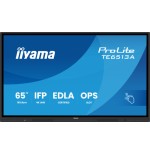 27106-PANTALLA INTERACTIVA 65" EDLA, ANDROID 14, 8/128GB UHD IPS, MM 2X 20W  + 20W SUBWR, 2X HDMI, DP , 2X USB-C,  450CD