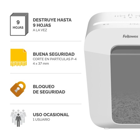 27238-DESTRUCTORA LX50 BLANCA FELLOWES 100110064