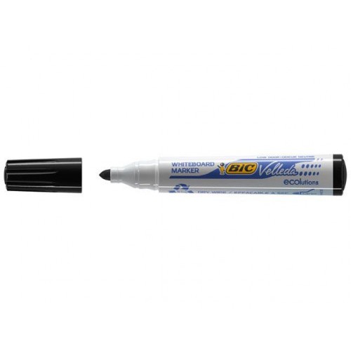 27247-MARCADOR PARA PIZARRA BLANCA 1701 TINTA A BASE DE ALCOHOL TRAZO 1,5MM. NEGRO VELLEDA 904937