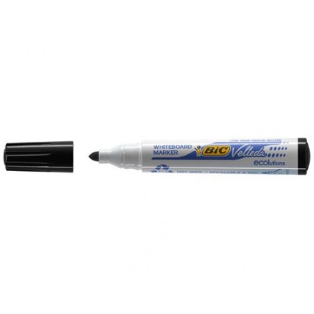 27247-MARCADOR PARA PIZARRA BLANCA 1701 TINTA A BASE DE ALCOHOL TRAZO 1,5MM. NEGRO VELLEDA 904937