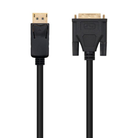 27252-Nanocable Cable conversor DISPLAYPORT a DVI, DP/M - DVI/M, Negro, 2.0 M