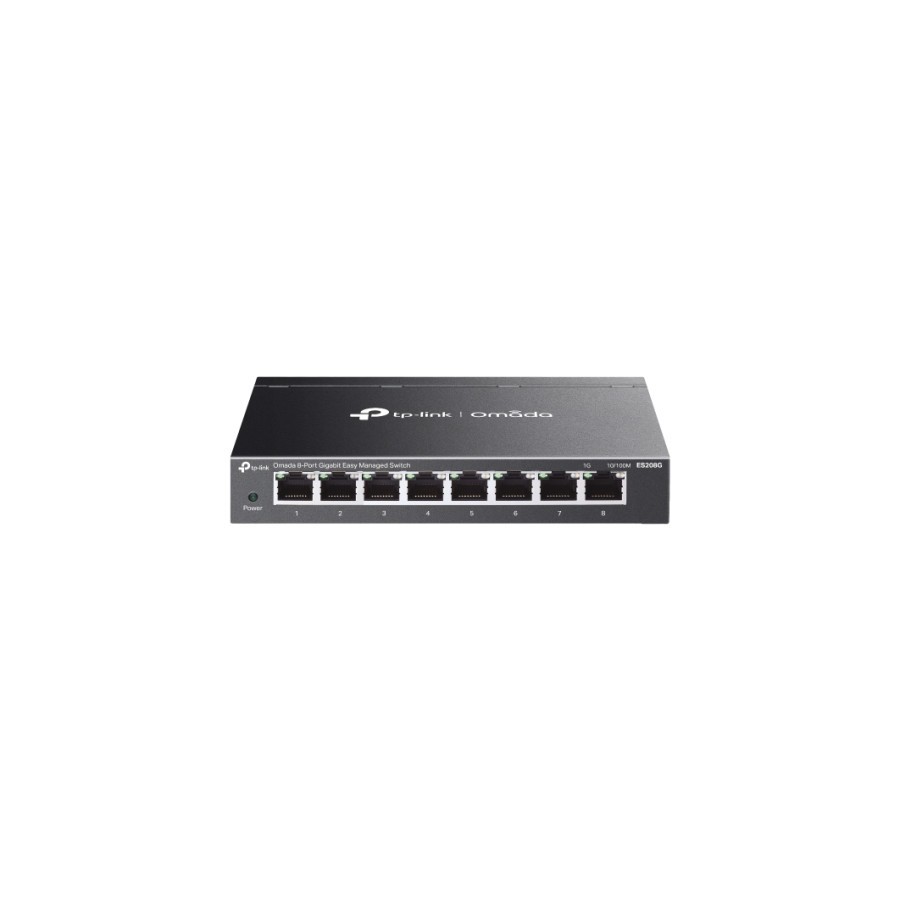27403-TP-Link ES208G switch Gestionado Gigabit Ethernet (10/100/1000) Negro 27403-TP-Link ES208G switch Gestionado Gigabit Ethernet (10/100/1000) Negro