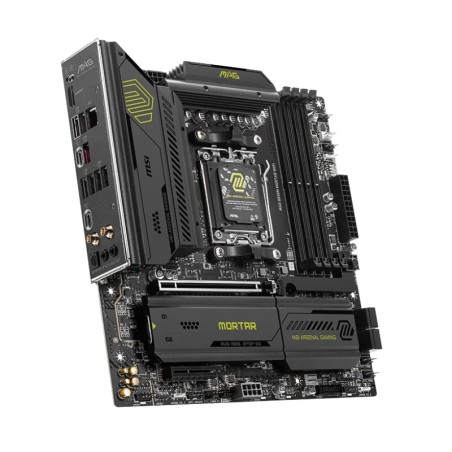 27433-PLACA MSI MAG B850M MORTAR WIFI,AMD,AM5,B850,4DDR5,256GB,1HDMI,4SATA3+3M.2,5GBLAN+WIFI7+BT5.4,9USB3.2,MATX