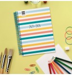 27512-AGENDA ESCOLAR 2025-2026 DIVA 4o 155X212 1DIA PAGINA COLORS+ FINOCAM 536160526