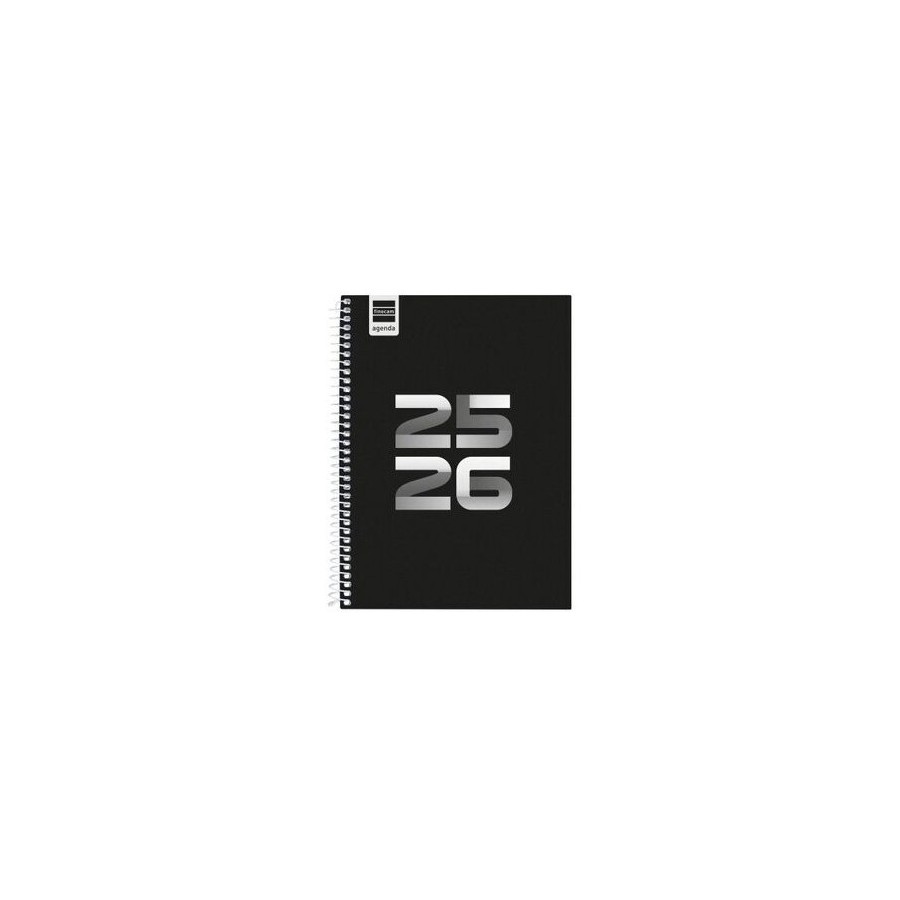 27513-AGENDA ESCOLAR 2025-2026 COOL 4o 155X212 SEMANA VISTA HORIZONTAL NEGRO+ FINOCAM 645040326 27513-AGENDA ESCOLAR 2025-2026 COOL 4o 155X212 SEMANA VISTA HORIZONTAL NEGRO+ FINOCAM 645040326
