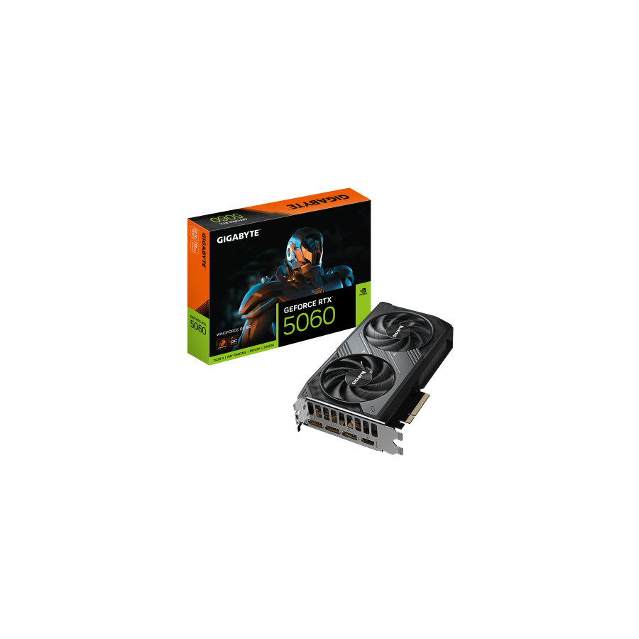 27559-GIGABYTE GeForce RTX 5060 WINDFORCE OC 8G Tarjeta Grafica - 8GB GDDR7, 128bit, PCI-E 5.0, 2512 MHz Frecuencia del 27559-GIGABYTE GeForce RTX 5060 WINDFORCE OC 8G Tarjeta Grafica - 8GB GDDR7, 128bit, PCI-E 5.0, 2512 MHz Frecuencia del
