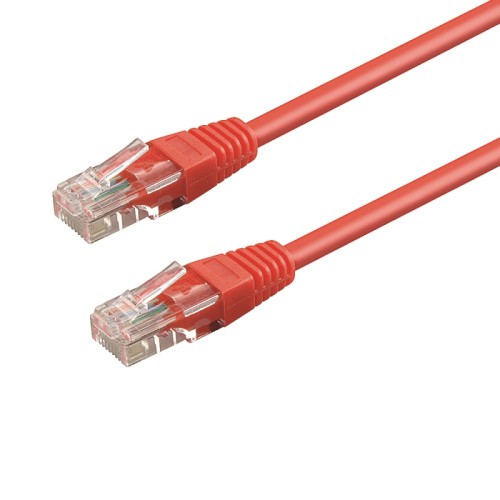 27571-WP WPC-PAT-6U010R cable de red 1 m Cat6 U/UTP (UTP) Rojo