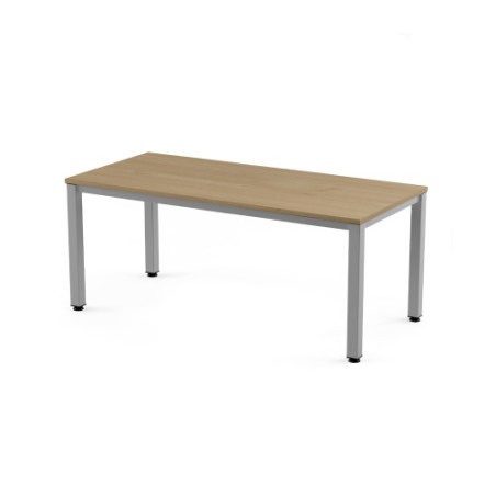 2765-MESA DE OFICINA SERIE EXECUTIVE 160X80 GRIS / ROBLE ROCADA 2002AD08