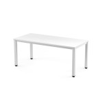 2768-MESA DE OFICINA SERIE EXECUTIVE 160X80 BLANCO/BLANCO ROCADA 2002AM04