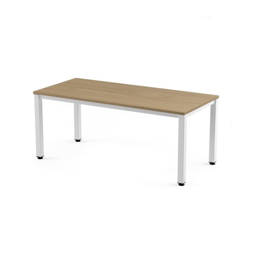 2769-MESA DE OFICINA SERIE EXECUTIVE 160X80 BLANCO/ ROBLE ROCADA 2002AM08