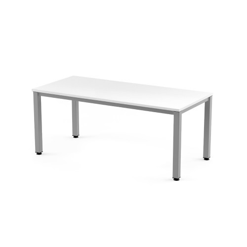 2772-MESA DE OFICINA SERIE EXECUTIVE 180X80 GRIS / BLANCO ROCADA 2003AD04