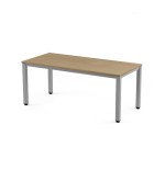 2773-MESA DE OFICINA SERIE EXECUTIVE 180X80 GRIS / ROBLE ROCADA 2003AD08