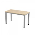 2784-MESA DE OFICINA SERIE EXECUTIVE 200X80 BLANCO/BLANCO ROCADA 2004AM04