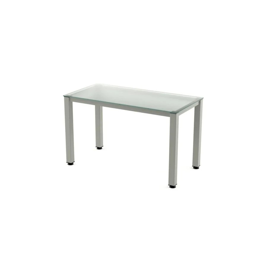 2788-MESA DE OFICINA SERIE EXECUTIVE 200X100 GRIS / BLANCO ROCADA 2005AD04