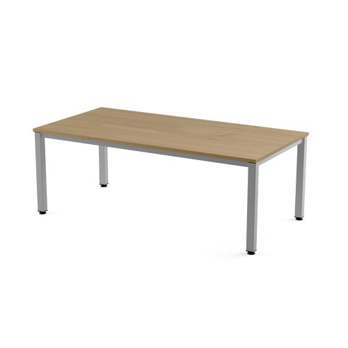 2789-MESA DE OFICINA SERIE EXECUTIVE 200X100 GRIS / ROBLE ROCADA 2005AD08