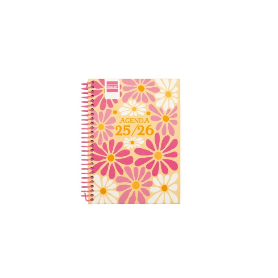 28047-AGENDA ESCOLAR 2025-2026 DIVA 8o 120X164 SEMANA VISTA HORIZONTAL SPRING+ FINOCAM 536100426