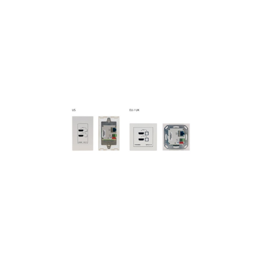 28103-KRAMER / SELECTOR AUTOMATICO WALL PLATE / 4K /WP-211T/EU-80/86(W) / 20-804970590 28103-KRAMER / SELECTOR AUTOMATICO WALL PLATE / 4K /WP-211T/EU-80/86(W) / 20-804970590