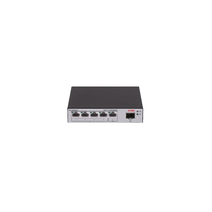 28195-H3C LS-1600V2-6P-GL switch Gestionado L2 Gigabit Ethernet (10/100/1000) Negro, Gris 28195-H3C LS-1600V2-6P-GL switch Gestionado L2 Gigabit Ethernet (10/100/1000) Negro, Gris