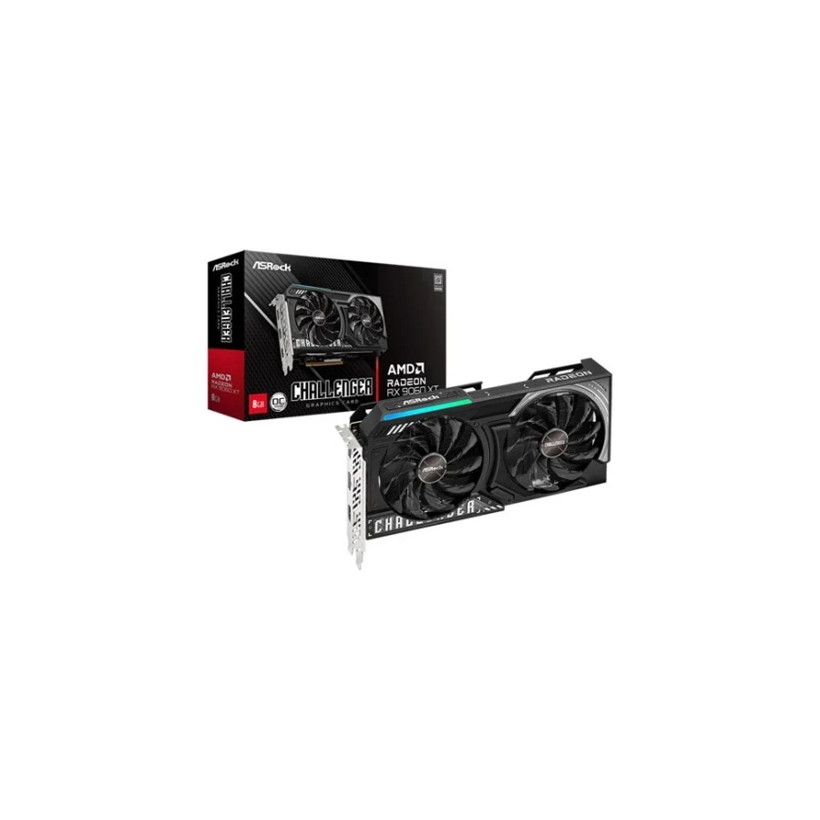 28279-VGA ASROCK RX9060XT CL 8GO,AMD,RX9060XT,8GB,GDDR6,128BIT,2HDMI+2DP (2 VENTILADORES) 28279-VGA ASROCK RX9060XT CL 8GO,AMD,RX9060XT,8GB,GDDR6,128BIT,2HDMI+2DP (2 VENTILADORES)