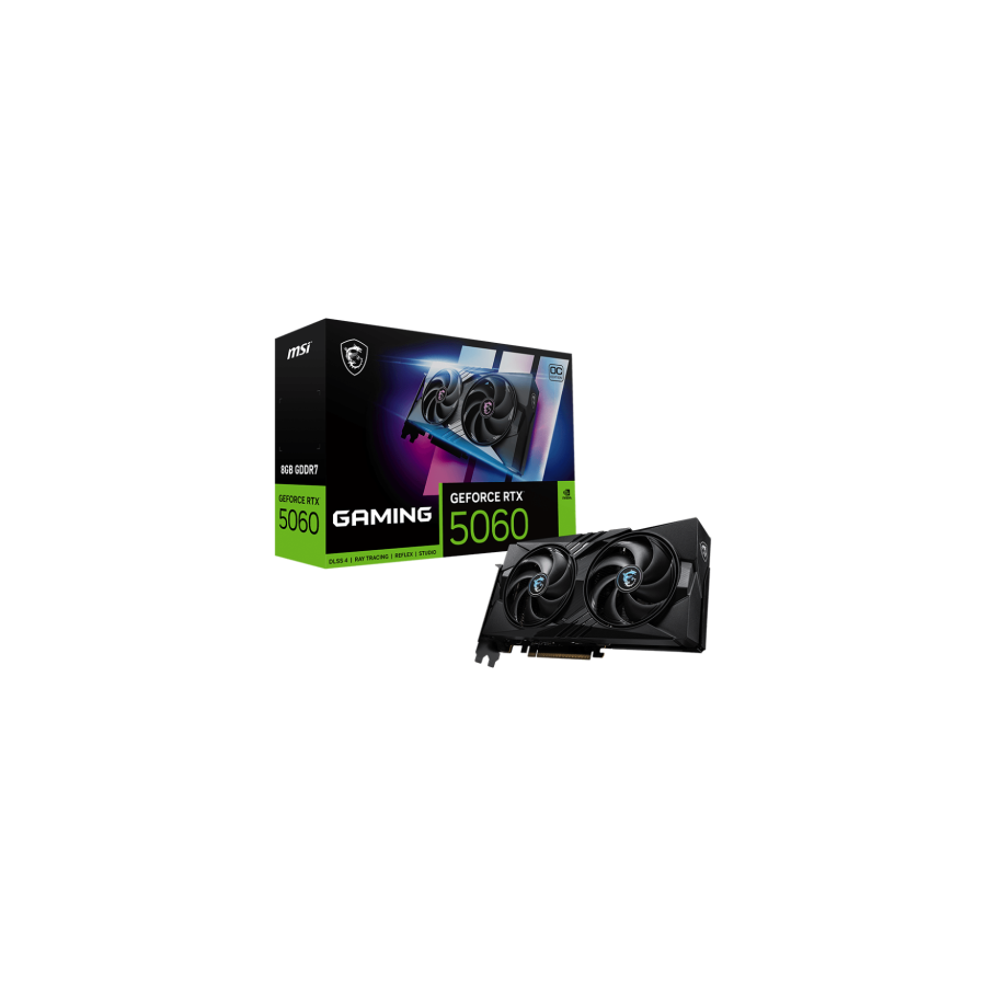 28357-MSI GeForce RTX 5060 8G GAMING OC NVIDIA 8 GB GDDR7 28357-MSI GeForce RTX 5060 8G GAMING OC NVIDIA 8 GB GDDR7