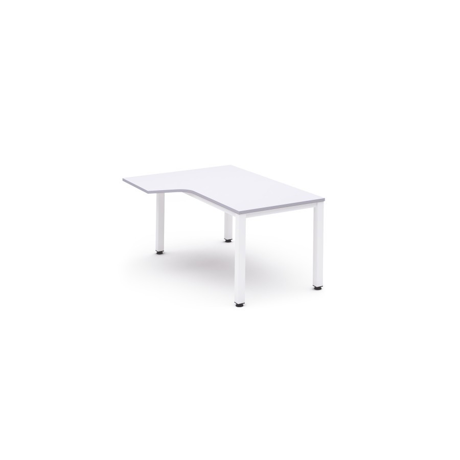 2840-MESA DE OFICINA SERIE EXECUTIVE FORMA L IZQUIERDA 180X120 BLANCO/BLANCO ROCADA 2054AM04