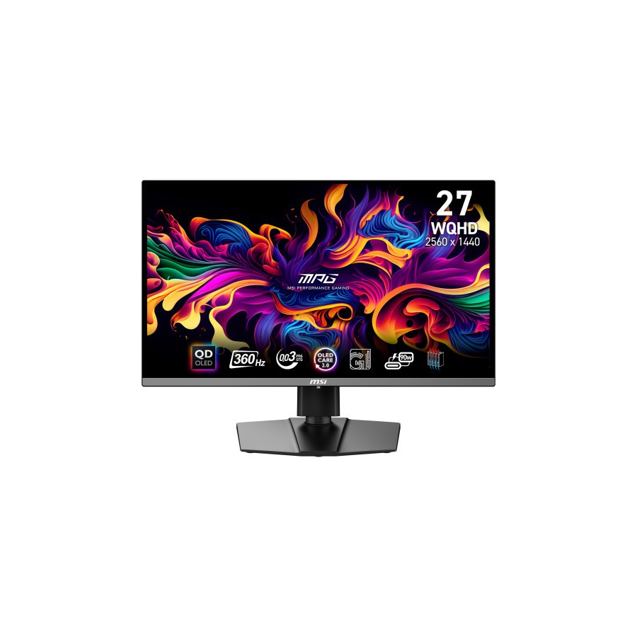 28400-MSI MPG 271QRX QD-OLED pantalla para PC 67,3 cm (26.5") 2560 x 1440 Pixeles Wide Quad HD QDOLED Negro 28400-MSI MPG 271QRX QD-OLED pantalla para PC 67,3 cm (26.5") 2560 x 1440 Pixeles Wide Quad HD QDOLED Negro